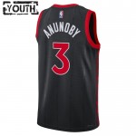 Maillot NBA Toronto Raptors OG Anunoby 3 Jordan 2022-23 Statement Edition Noir Swingman - Enfant